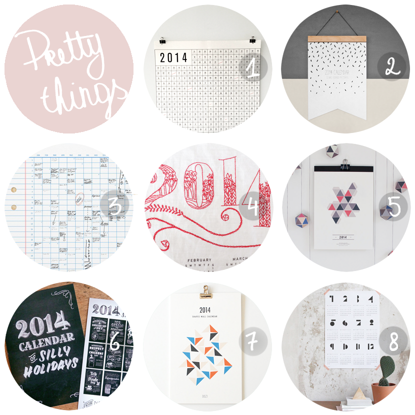 PRETTY THINGS calendars via au pays des merveilles