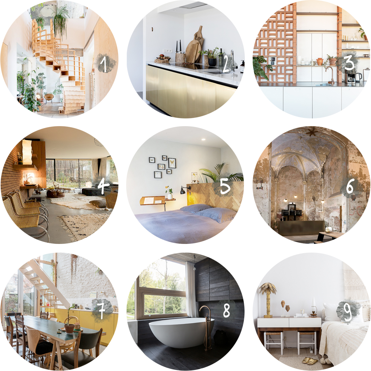 COLLECTION_ interior inspiration by Studio Scott via aupaysdesmerveillesblog.be