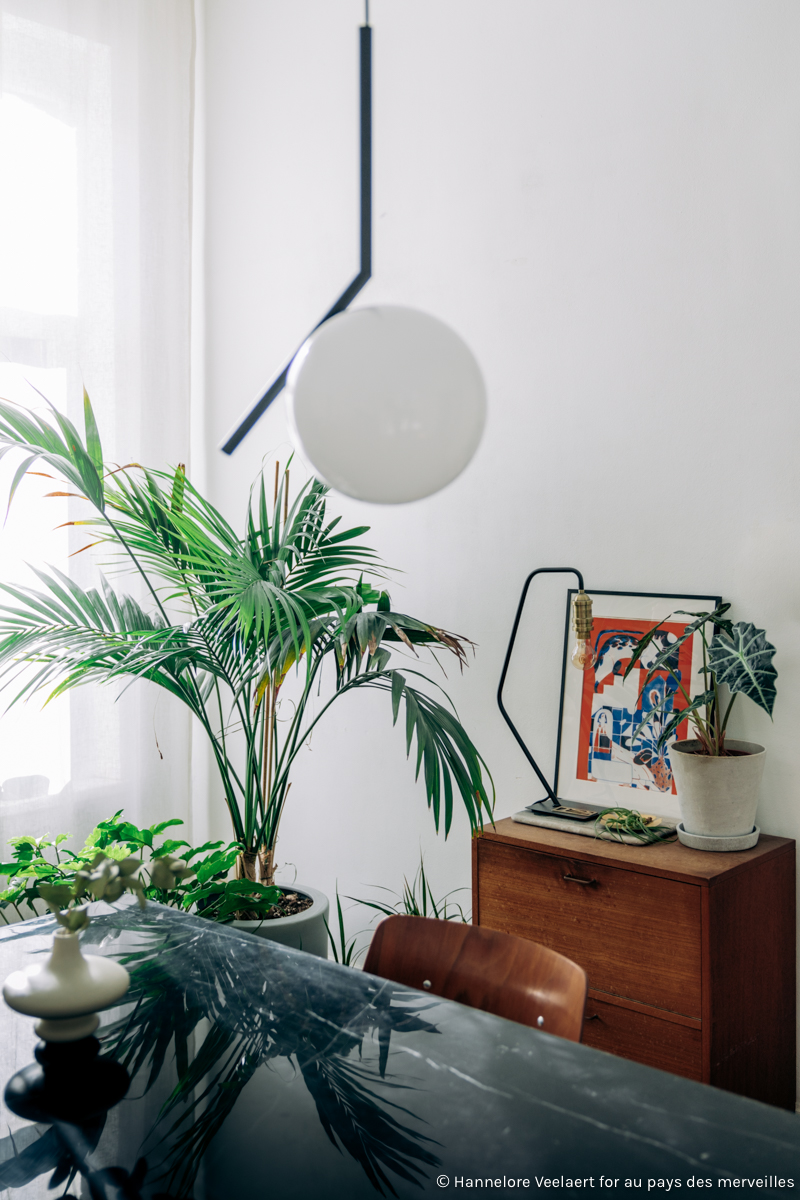 AT HOME_ dining room update with Master Meubel - Flos IC S1 - hannelore veelaert for aupaysdesmerveillesblog