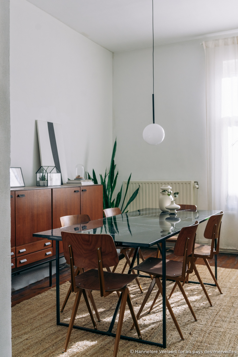 AT HOME_ dining room update with Master Meubel - Flos IC S1 - hannelore veelaert for aupaysdesmerveillesblog